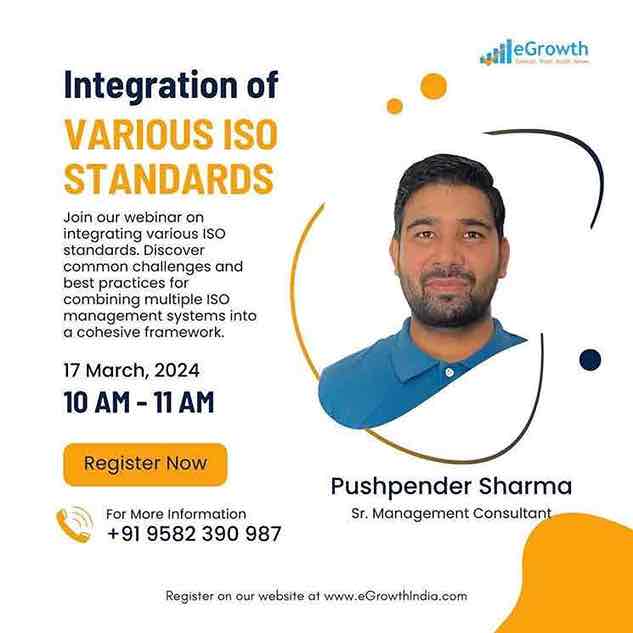 eGrowth Webinar - Integration of Various ISO Standards
